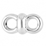 Acrylkette Zwischenst&uuml;ck Silver