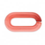 Acryl-Kettenglied, 20 mm, lose Coral red