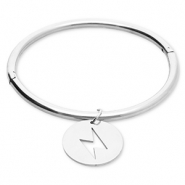 Armbänder aus Stainless Steel - Rostfreiem Stahl Blitz Silver