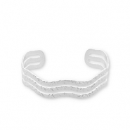 Armbänder aus Stainless Steel - Rostfreiem Stahl Bangle Silver