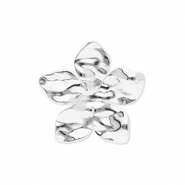 Ringe aus Stainless Steel - Rostfreiem Stahl Blume Silver