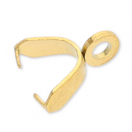 Stainless Steel - Rostfrei Stahl Schmuckzubeh&ouml;r Collierschlaufe f&uuml;r Anh&auml;nger Gold