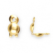 Stainless Steel - Rostfrei Stahl Schmuckzubeh&ouml;r Kalotten 3.2 mm Gold