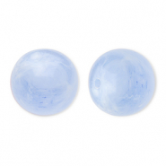 16 mm Acrylperlen Rund Blue-marble