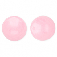 16 mm Acrylperlen Rund Pink-marble