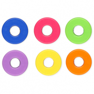 Buchstaben Perlen aus Acryl O Multicolour