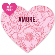 Schmuck Karten Herz "amore" Pink
