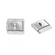 Italian Charm Element aus Stainless Steel - Rostfreiem Stahl mit &Ouml;se Silver