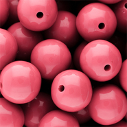 16 mm DQ Acrylperlen shiny Pink lemonade 16-1735 TCX