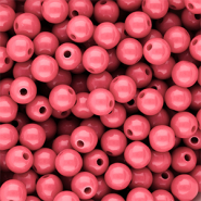 8 mm DQ Acrylperlen shiny Pink lemonade 16-1735 TCX