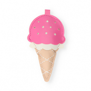 Statement-Anh&auml;nger Ice Lolly Sandstone brown-pink-white