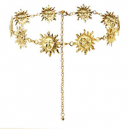 H&uuml;ftketten Sonne Gold