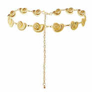 H&uuml;ftketten Muscheln Gold