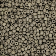 Glasperlen Rocailles 8/0 (3 mm) Khaki