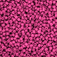 Glasperlen Rocailles 12/0 (2 mm) Hot pink