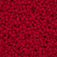 Glasperlen Rocailles 12/0 (2 mm) Red