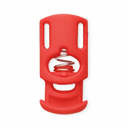 Farbiges Zubehör Kordelstopper Rechteck Red