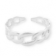 Armb&auml;nder aus Stainless Steel - Rostfreiem Stahl Bangle Gourmet Gliederkette Silver