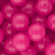 18 mm DQ&reg; Acrylperlen shiny Magenta pink