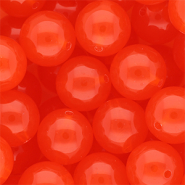 16 mm DQ&reg; Acrylperlen shiny Vermillion red