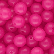 14 mm DQ&reg; Acrylperlen shiny Magenta pink