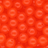 12 mm DQ&reg; Acrylperlen shiny Vermillion red