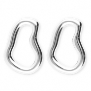 BY31&reg; Ohrringe aus Stainless Steel - Rostfreiem Stahl Ohrstecker Irregular Silver