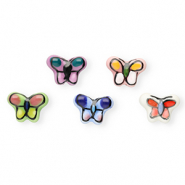 Perlen Keramik Schmetterling Multicolour
