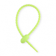 Farbiges Zubeh&ouml;r Zierkabelbinder aus Silikon Green