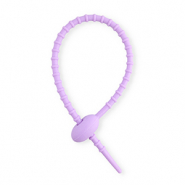 Farbiges Zubeh&ouml;r Zierkabelbinder aus Silikon Purple