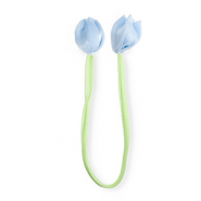 Statement-Anh&auml;nger Tulpe shiny Light green-light blue