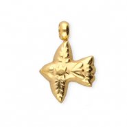 BY31® Stainless Steel - Rostfrei Stahl Anhänger Vogel Gold
