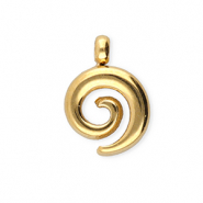 BY31® Stainless Steel - Rostfrei Stahl Anhänger Spirale Gold