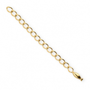 BY31® Stainless Steel - Rostfrei Stahl Schmuckzubehör Verlängerungsketten Set Fisch Gold
