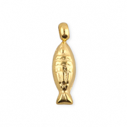BY31® Stainless Steel - Rostfrei Stahl Anhänger Fisch Gold