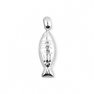 BY31® Stainless Steel - Rostfrei Stahl Anhänger Fisch Silver