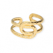 Ringe aus Stainless Steel - Rostfreiem Stahl Gold