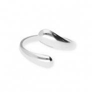 Ringe aus Stainless Steel - Rostfreiem Stahl Tropfen Silver