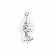 Stainless Steel - Rostfrei Stahl Anhänger Fisch Silver