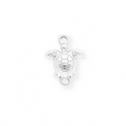 Stainless Steel - Rostfrei Stahl Schmuckzubehör Zwischenstück Schildkröte Silver