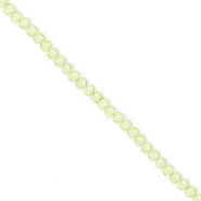 Top Glas Facett Perlen 3x2&nbsp;mm Rondellen Light green