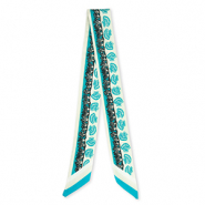 Bandana Schal mit Meeresleben Blue-turquoise blue-light green