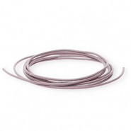 DQ Leder rund 1&nbsp;mm Vintage pink