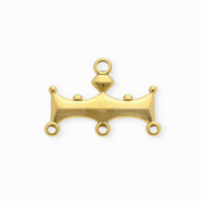 BY31&reg; Rostfreier Edelstahl Schmuckzubeh&ouml;r Zwischenst&uuml;ck Bar mit 4 &Ouml;sen Gold