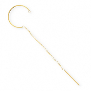 BY31&reg; Schmuckzubeh&ouml;r aus rostfreiem Edelstahl Ohrringe / Ohrstecker mit &Ouml;se Gold
