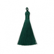 Perlen Quaste 8cm Forest green