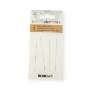 Beadsmith Beading Nadel mit gro&szlig;er &Ouml;se 6cm Silber