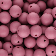 14 mm DQ Acrylperlen Plum