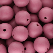 18 mm DQ Acrylperlen Plum