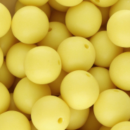 18 mm DQ Acrylperlen Sunshine yellow
